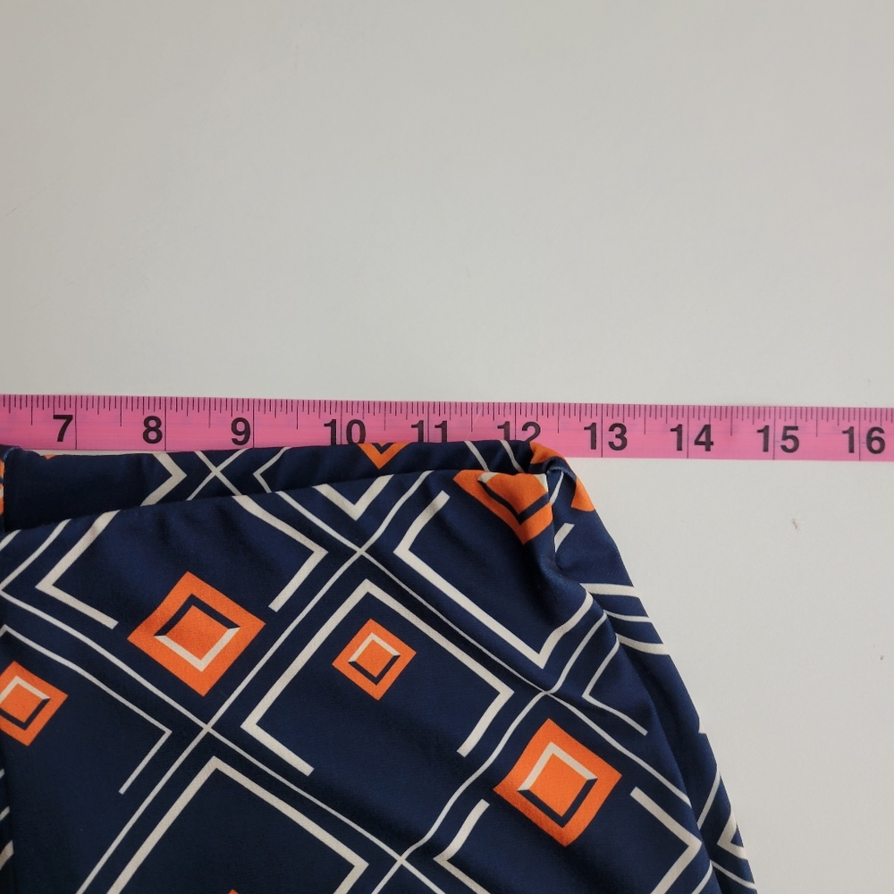 Zara Diamond Print Matching Set Pull On High Waist Flare Tunic Top Two Piece - Picture 13 of 16